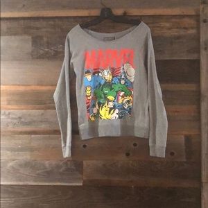 Grey Marvel Sweatshirt